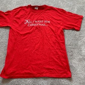Vintage 2005 Xmas Christmas finish line tshirt tee